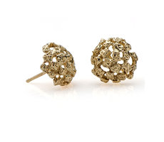 Gold dome Earrings