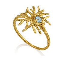 Star Ring with Bluetopaz